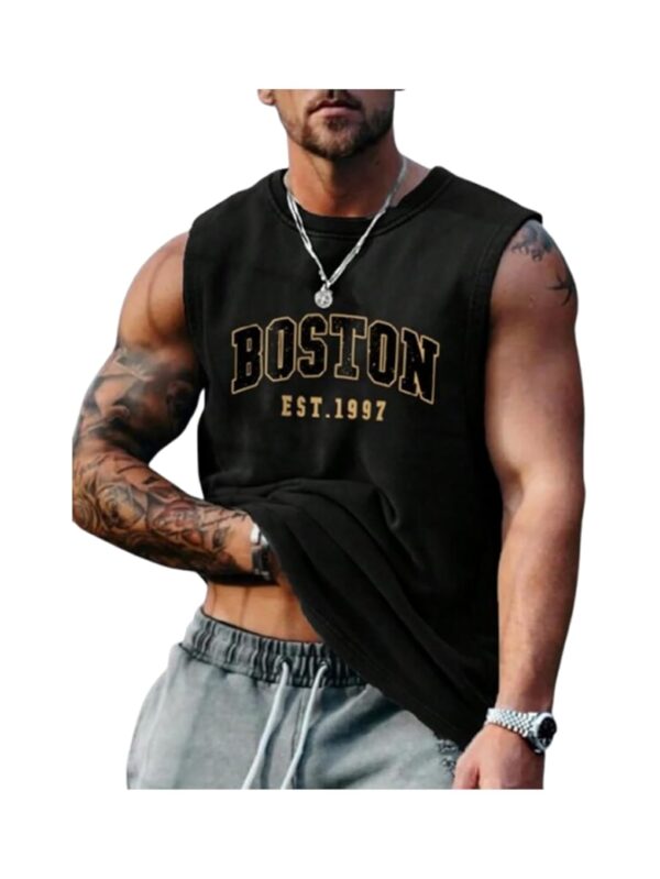 The Modern Soul Men Cotton Blend Athletic Gym Tank Tops Sleeveless Sports Vest
