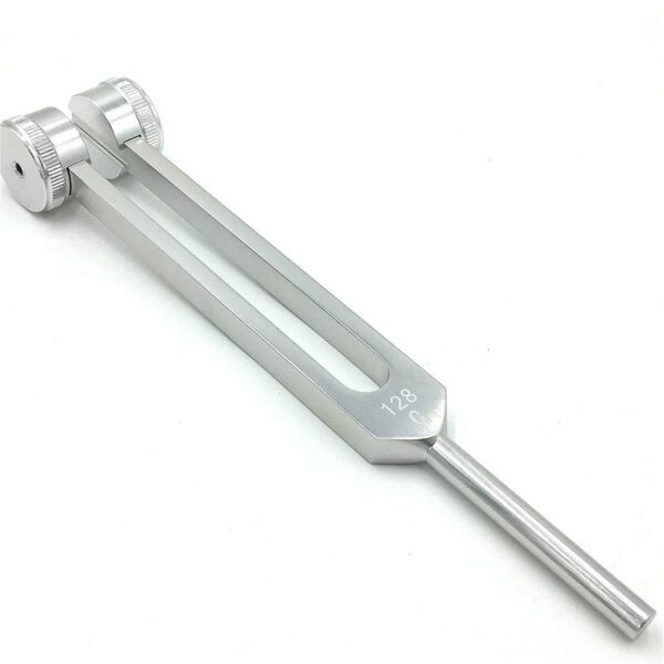 THE STYLE SUTRA® Aluminum Alloy 128Hz Tuning Fork with Hammer Ball for Meditation Yoga Silver | Everything Else | Metaphysical | Crystal Healing | Chakra Sets