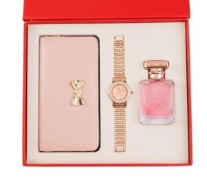 Thy Kalpavruksha Women’s Gift Set. Wallet, Rose Gold Designer Watch, Long-Lasting Perfume | gifts for woman | birthday gifts for women | diwali gifts for family and friends...