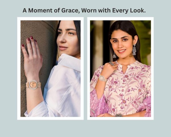 Thy Kalpavruksha Women’s Gift Set. Wallet, Rose Gold Designer Watch, Long-Lasting Perfume | gifts for woman | birthday gifts for women | diwali gifts for family and friends...