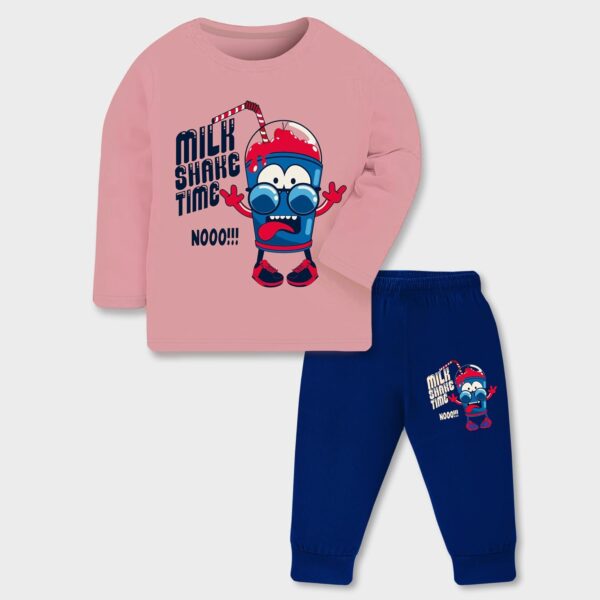 TS LAVI TAVI Toddler Boys & Girls Cotton Printed Clothing Set – Full Sleeve Top and Jogger Pants (Set of 3)