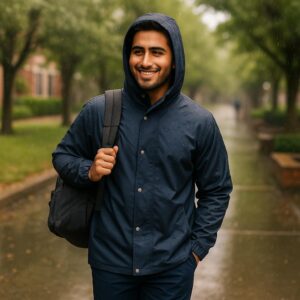 Unox Rain Coat for Men waterproof, Unisex Raincoat for Women waterproof with Pant Set suitable for Men, Women, Boys & Girls Adjustable Top and Bottom Rain Coat