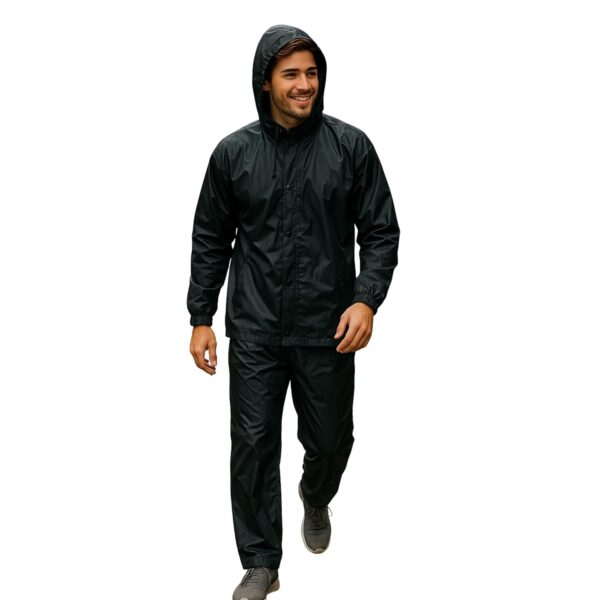 Unox Rain Coat for Men waterproof, Unisex Raincoat for Women waterproof with Pant Set suitable for Men, Women, Boys & Girls Adjustable Top and Bottom Rain Coat