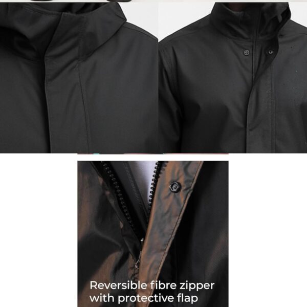 Unox Rain Coat for Men waterproof, Unisex Raincoat for Women waterproof with Pant Set suitable for Men, Women, Boys & Girls Adjustable Top and Bottom Rain Coat