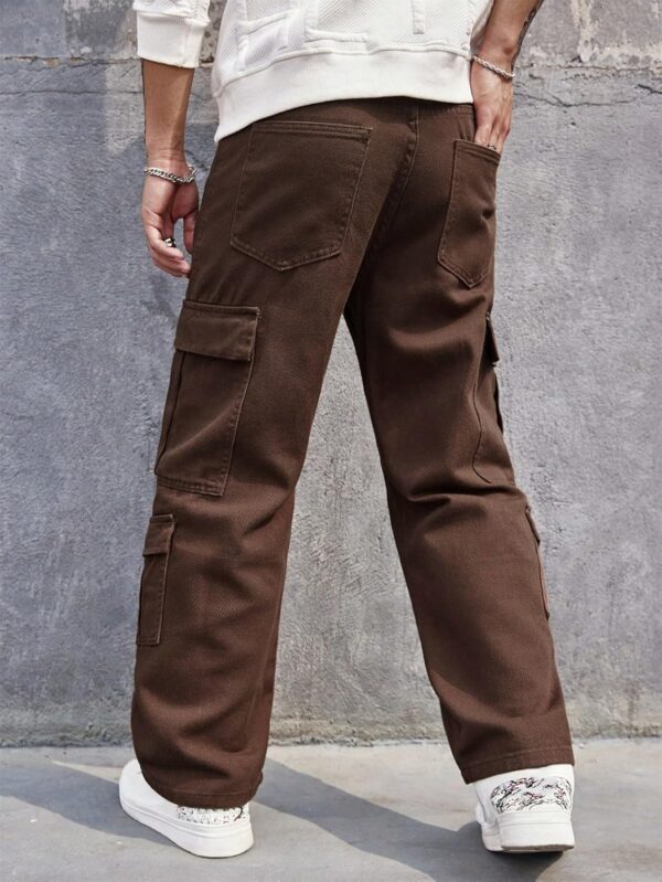 URBAN POCKETS Jeans for Men | Denim Cargo Pants with Relaxed Fit & Utility Side Pockets (2-D-Pocket-U03-U05)