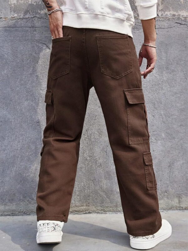 URBAN POCKETS Jeans for Men | Denim Cargo Pants with Relaxed Fit & Utility Side Pockets (2-D-Pocket-U03-U05)