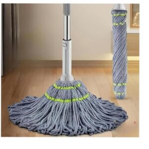 Uzox Microfiber Twist Mop for Floor Cleaning, Squeeze Twist Mop Stick, Durable Dust Easy to Use Floor Cleaner, Effective for Hardwood, Tile, and Laminate(asorted)
