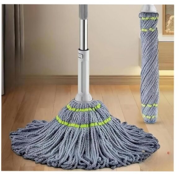 Uzox Microfiber Twist Mop for Floor Cleaning, Squeeze Twist Mop Stick, Durable Dust Easy to Use Floor Cleaner, Effective for Hardwood, Tile, and Laminate(asorted)
