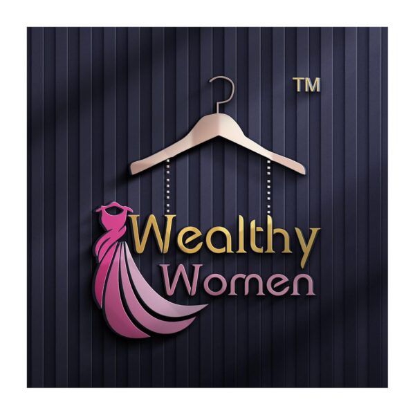 WEALTHY WOMEN Ethnic Embroidery Print V-Neck Kurti with Dupatta for Women – Elegant Vichitra & Crepe Set for Office, Festive