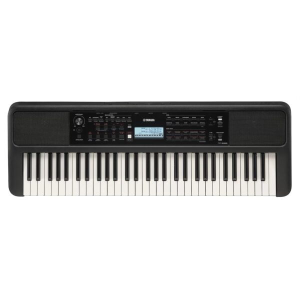 YAMAHA PSR-E383 Portable Keyboard 61 Keys (Adaptor Included), Black