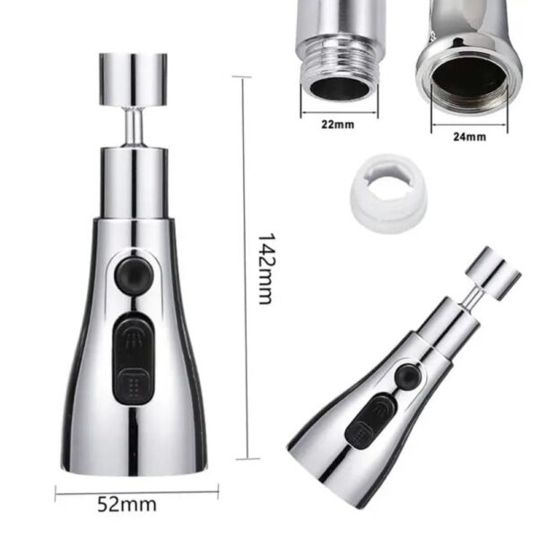 YETI Tap Extender for Kitchen Sink, Flexible Faucet with Tap Extension for Convenient Use Upgrade Your Kitchen Sink with Flexible Tap for Easy Access Vacuu Rambler (Silver)