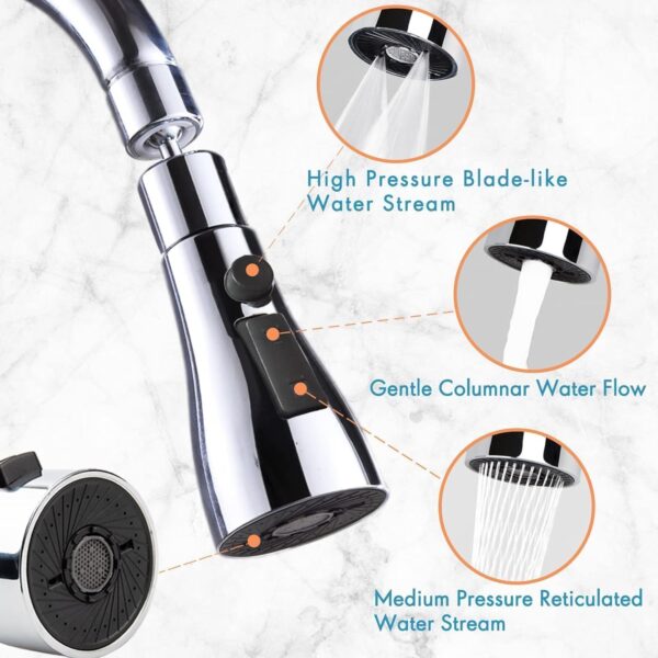 YETI Tap Extender for Kitchen Sink, Flexible Faucet with Tap Extension for Convenient Use Upgrade Your Kitchen Sink with Flexible Tap for Easy Access Vacuu Rambler (Silver)