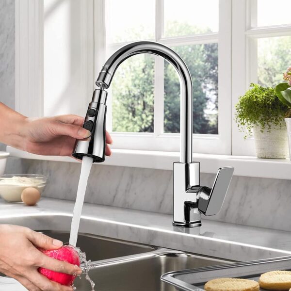 YETI Tap Extender for Kitchen Sink, Flexible Faucet with Tap Extension for Convenient Use Upgrade Your Kitchen Sink with Flexible Tap for Easy Access Vacuu Rambler (Silver)