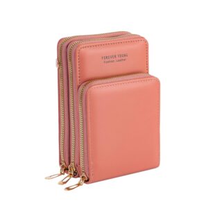 Zancia Fashion Small Crossbody Mobile Phone Shoulder Bag Women's Mobile Phone Case Mini Purse Crossbody Bag with Card Slot PU Shoulder Bag Credit Card slot.