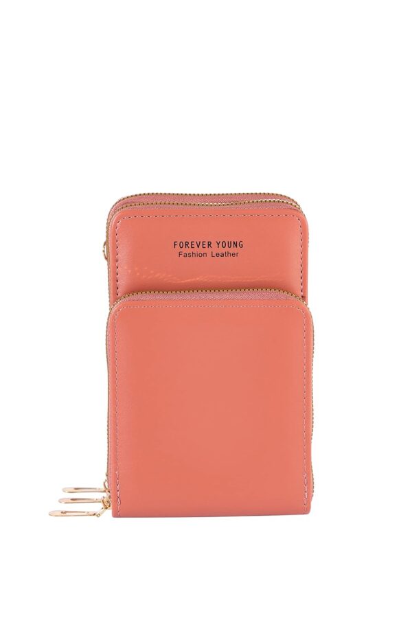 Zancia Fashion Small Crossbody Mobile Phone Shoulder Bag Women's Mobile Phone Case Mini Purse Crossbody Bag with Card Slot PU Shoulder Bag Credit Card slot.
