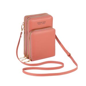 Zancia Fashion Small Crossbody Mobile Phone Shoulder Bag Women's Mobile Phone Case Mini Purse Crossbody Bag with Card Slot PU Shoulder Bag Credit Card slot.