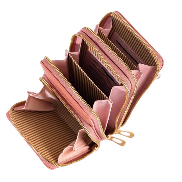 Zancia Fashion Small Crossbody Mobile Phone Shoulder Bag Women's Mobile Phone Case Mini Purse Crossbody Bag with Card Slot PU Shoulder Bag Credit Card slot.